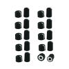 10 Pairs Two Way Radio Volume Knob & Channel Selector Knob Button Cap Kit for XPR7350 XPR7550 XPR7580 XPR7550E XPR7380E XPR7580E XIR P8600 XIR P8608 Walkie Talkie Knobs Replacement Accessories view 1