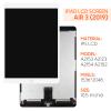 For iPad Air 3 2019 Screen replacement 10.5 inch for iPad Air 2019 A2153 A2123 A2154 A2152 LCD Display Digitizer Assembly With Screen Protector+Tools(White without HomeButton) view 2