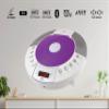 HANNLOMAX HX-330CD CD Player, FM Radio, Bluetooth, Alarm Clock, Red LED Display, USB Port for Charging and MP3 Playback, Aux-in, Remote Control Included, AC Operation only. (Purple) view 3