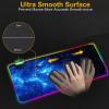 Mouse Pads Blue Starry Sky Pattern RGB Gaming Mouse Pad,XXL Mouse Pad 31.5x11.8, Keyboard Mouse Pad XL, LED Mouse Pad, Gaming Desk Pad,L-Large(11.8"X31.5") view 4