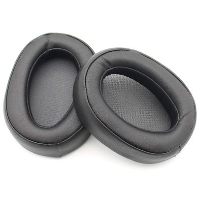 Asopetch MDR-100ABN Earpads Replacement Ear Pads Protein Leather Ear Cushion Repair Parts Compatible with Sony WH-H900N MDR-100ABN Wireless Noise Canceling Over-Ear Headphones (Black)