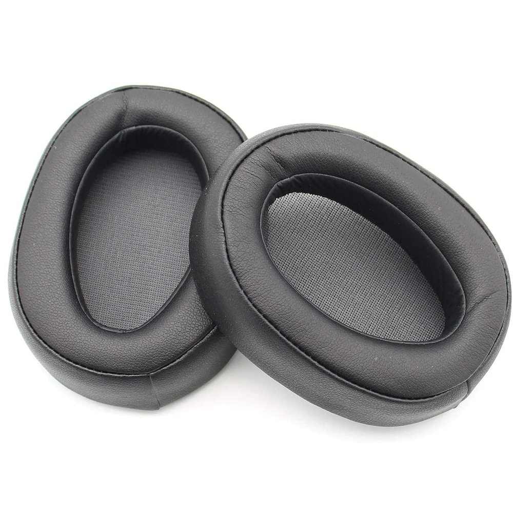 Asopetch MDR-100ABN Earpads Replacement Ear Pads Protein Leather Ear Cushion Repair Parts Compatible with Sony WH-H900N MDR-100ABN Wireless Noise Canceling Over-Ear Headphones (Black)