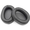 Asopetch MDR-100ABN Earpads Replacement Ear Pads Protein Leather Ear Cushion Repair Parts Compatible with Sony WH-H900N MDR-100ABN Wireless Noise Canceling Over-Ear Headphones (Black) view 1