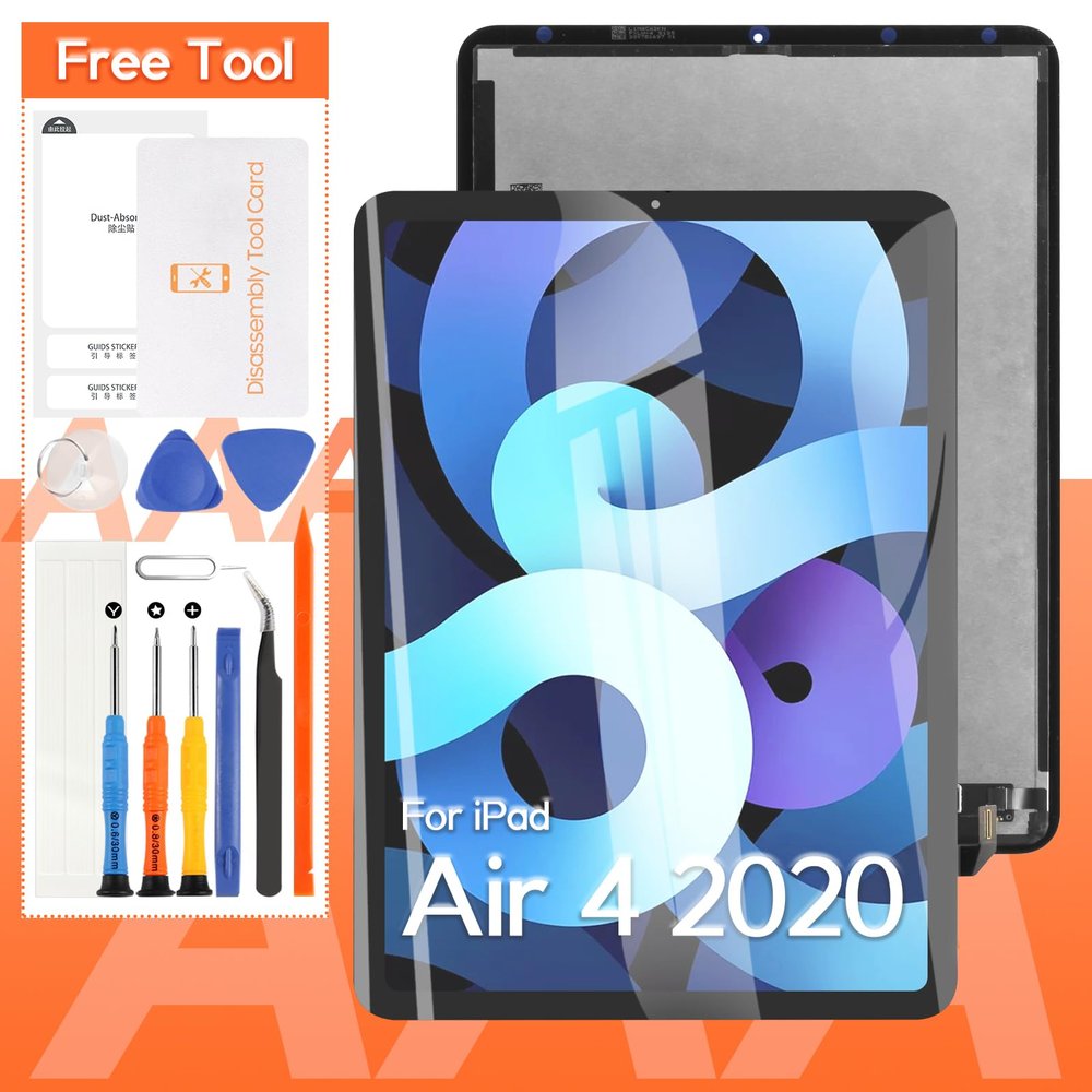 THIRDPOLE iPad Air 4 2020 LCD Screen Replacement,for iPad Air 4th Gen10.9 inch A2324 A2072 A2325 A2316 LCD Display Digitizer Full Assembly(Black)
