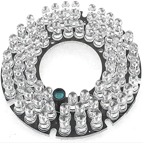 XYWHPGV Circle 72 LED Infrared Bulbs CCTV Camera IR Plate Board for Security(65418 cb26d 01845 aba02 0a36c 9cc7a