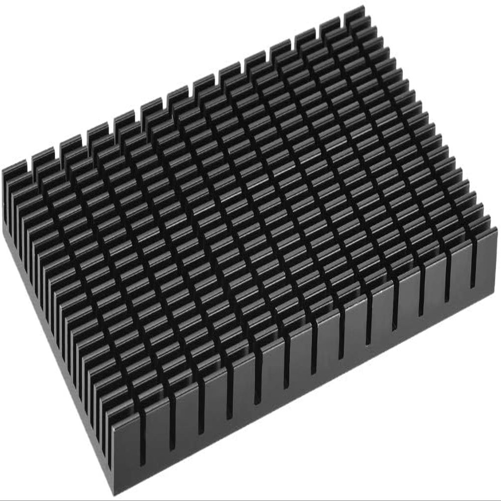 XYWHPGV Heat Sink with Shaped Notch for LED and Power Black 150 x 93 x 15mm (E230C 8894F 7F616 0651F B9aff 92AE4
