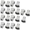 XYWHPGV 19 Pcs D-Sub DB9 9Pin Connector Plastic Hood Cover Housing Shell Gray(085a8 913d0 67eb6 e9d2b ccbf9 f7261 view 1
