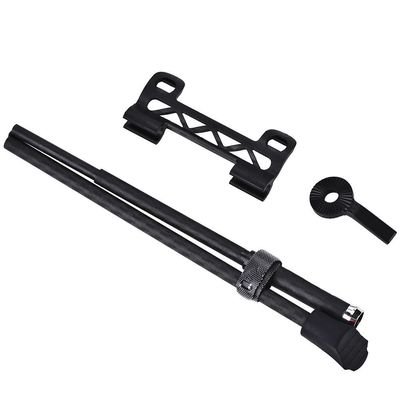 HERCHR Bicycle Kickstand, Carbon Fiber Bicycle Kickstand Bike Quick Release Stand Rack Adjustable Bicycle Kickstand Rear Mount Type for Mountain Bike Bicycle