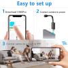 Zyyini USB Plug Camera, USB Plug Camera Hidden Camera, 1080p HD Security Cameras Small Camera with Night Vision, Motion Detection, Remote Viewing view 2