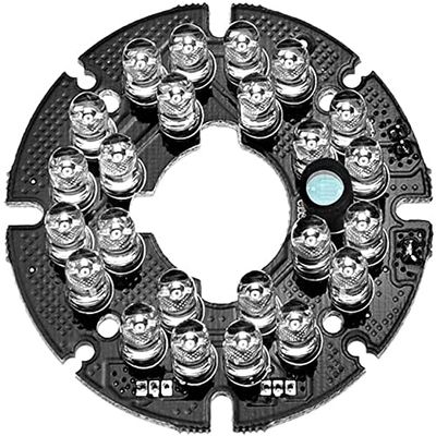 XYWHPGV 24 LEDs 850nm IR Infrared Board 90 Degree Round Plate IR Illuminator Board Bulb for CCTV Security Camera(4e556 36e64 bd1aa bced6 9da0f b5f49