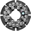 XYWHPGV 24 LEDs 850nm IR Infrared Board 90 Degree Round Plate IR Illuminator Board Bulb for CCTV Security Camera(4e556 36e64 bd1aa bced6 9da0f b5f49 view 1
