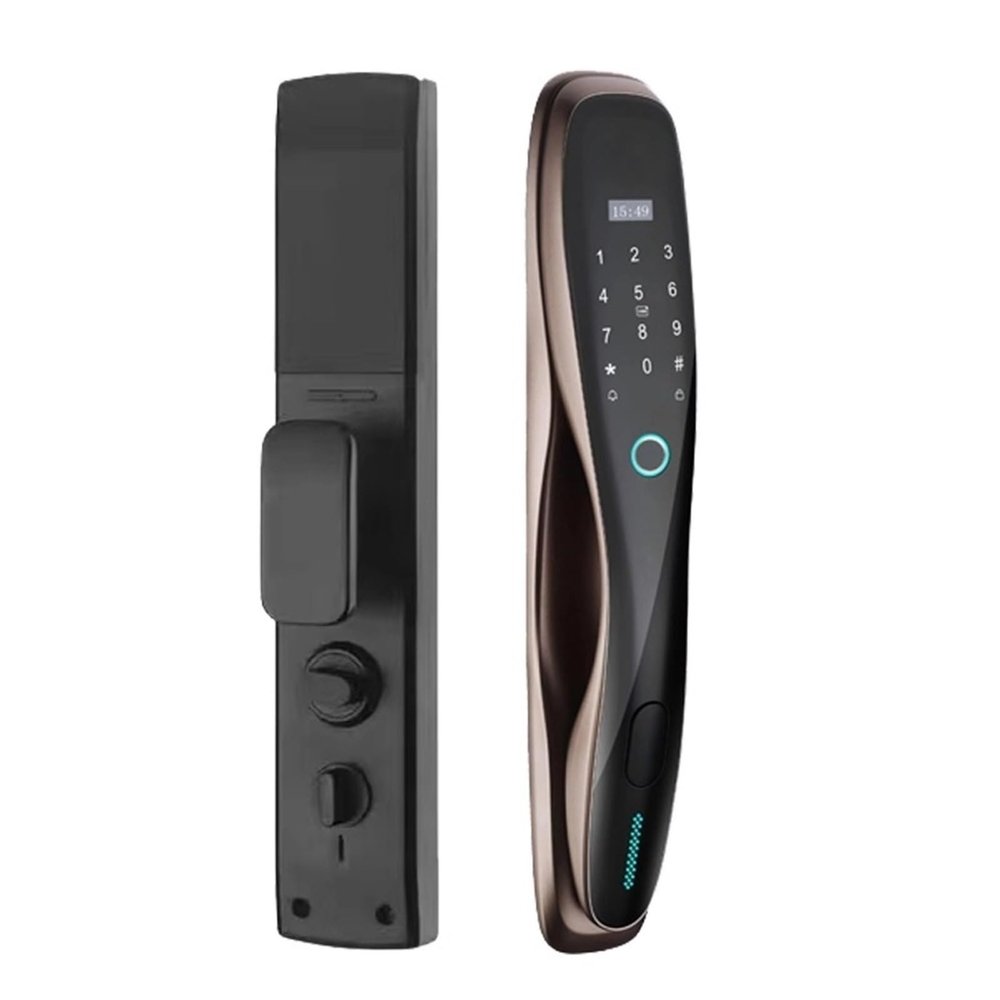 HAvern Smart Lock Keyless Door Lock Electronic Keyboard Pin with Keyboard Easy Installation WiFi Fingerprint Smart Door Lock