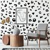 360 Pcs Black Cheetah Stickers Animal Print Cheetah Leopard Wallpaper Removable Vinyl Wall Stickers for Bedroom Car Living Room Office Home DIY Wall Decoration view 1