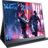 2.5K Portable Gaming Monitor, 18" 144Hz IPS Portable Laptop Monitor, Second Screen Dual USB C HDMI Computer Gaming Display with Speakers & Smart Cover, Travel Monitor for PC Phone PS4/5 Xbox Switch view 1