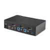 StarTech.com 2-Port DisplayPort KVM Switch, 8K 60Hz / 4K 144Hz, Single Display, DP 1.4, 2X USB 3.0 Ports, 4X USB 2.0 HID Ports, Push-Button & Hotkey Switching, TAA Compliant (D86A2-2-PORT-8K-KVM) view 2