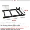PC Case Open Air Desktop Frame ATX ITX MATX Horizontal Computer Chassis Rack Computer Case Aluminum Bracket Support ATX Power Supply DIY Build view 3