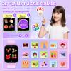 Vakzovy Kids Smart Watch Girls Gift for Girls Age 6-12, HD Touchscreen Kids Watch with 26 Games Camera Video Music Player Pedometer Educational Toys Christmas Birthday Gifts 5 6 7 8 9 10 Year Old view 4