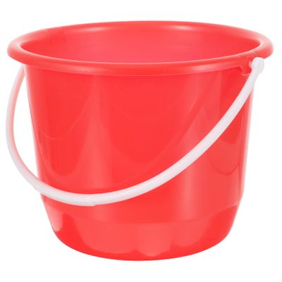 HOOTNEE Plastic Water Bucket with Handle Portable Multipurpose Bucket for Home Gardening Beach and Dog Watering Lightweight and Durable Wash