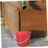 HOOTNEE Plastic Water Bucket with Handle Portable Multipurpose Bucket for Home Gardening Beach and Dog Watering Lightweight and Durable Wash view 2