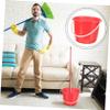 HOOTNEE Plastic Water Bucket with Handle Portable Multipurpose Bucket for Home Gardening Beach and Dog Watering Lightweight and Durable Wash view 3