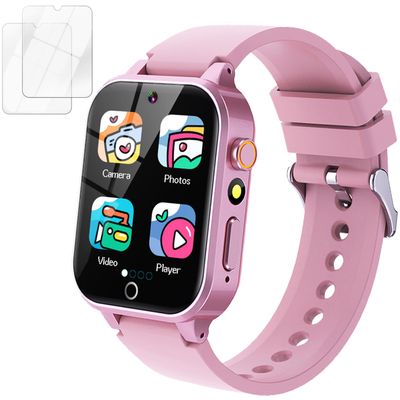 Kids Smart Watch Girls Gift for Girl Aged 6-12, HD TouchScreen Kids Watch with 39 Games Video Camera Music Pedometer Audiostory Learn Card Educational Toys Birthday Gifts for Girls Ages 5 6 7 8 9