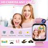 Kids Smart Watch Girls Gift for Girl Aged 6-12, HD TouchScreen Kids Watch with 39 Games Video Camera Music Pedometer Audiostory Learn Card Educational Toys Birthday Gifts for Girls Ages 5 6 7 8 9 view 4