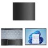 Decalrus - Protective Decal for The Dell XPS 13 9315 (13.4" Screen) Laptop Dark Grey Texture Brushed Aluminum wrap BAdellXPS13_9315Dark Grey view 1