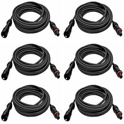 Voyager CEC15 Rear View LCD Monitor Extension Cables, 15ft Long, Connects a Voyager LCD Observation Monitor with a Voyager Side or Rear Camera (Pack of 6)