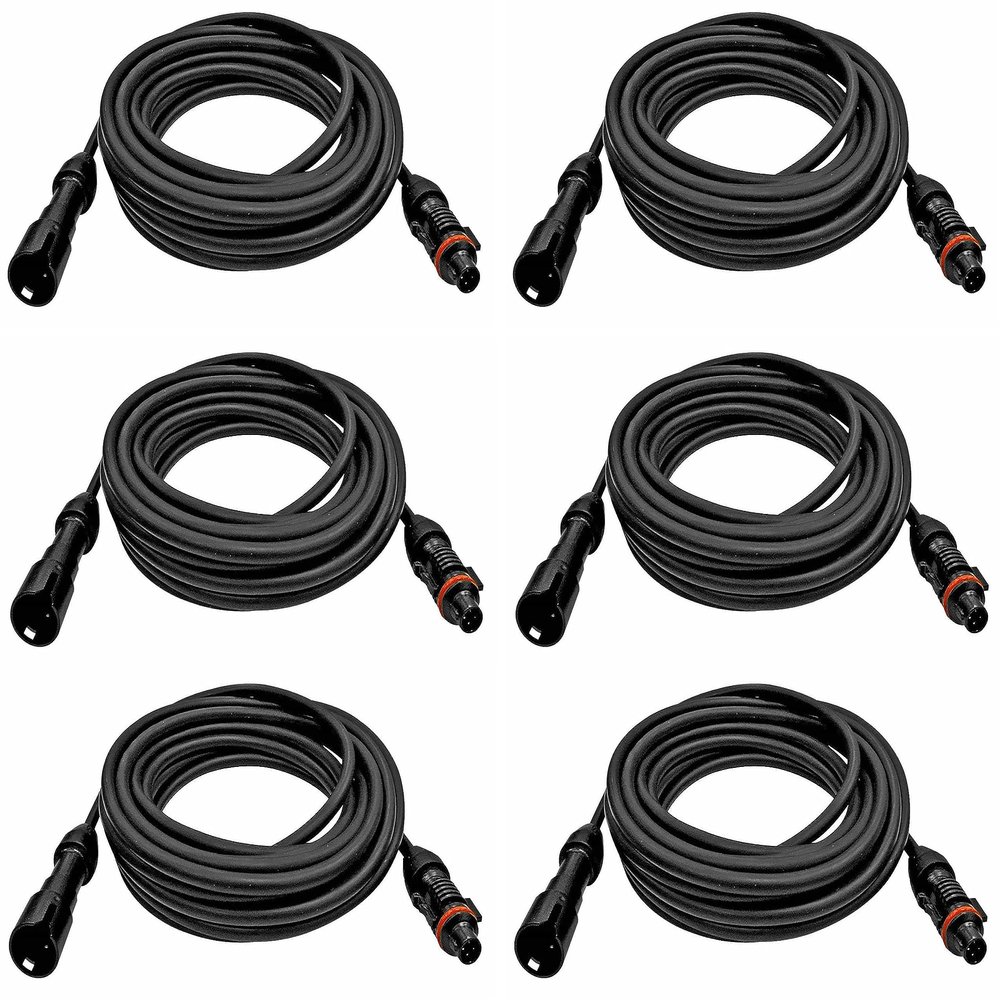 Voyager CEC15 Rear View LCD Monitor Extension Cables, 15ft Long, Connects a Voyager LCD Observation Monitor with a Voyager Side or Rear Camera (Pack of 6)