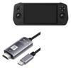 BoxWave Cable Compatible with Petforu POWKIDDY X28 Handheld Game Console (5.5") - SmartDisplay Cable - USB Type-C to HDMI (6 ft), USB C/HDMI Cable - Jet Black view 1