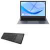 BoxWave Keyboard Compatible with Tulasi Laptop (15.6 in) - MediaOne Keyboard with TouchPad, USB Fullsize PC Wireless TrackPad - Jet Black view 1
