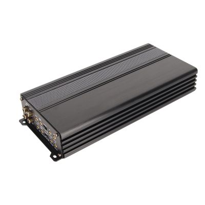 Car Subwoofer Amplifier, 12V 4 Channel Car Amplifier 400W 4 Ohms Stylish Aluminum Alloy Car Stereo Amplifier for Speakers Subwoofers, Enhanced Heat Dissipation