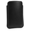 BoxWave Case Compatible with Sony Walkman NW-A306 - Genuine Leather Pouch, Slim Real Leather Luxury Lightweight Pocket - Nero Black view 3