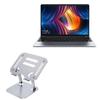 BoxWave Stand and Mount Compatible with Chuwi CoreBook X (2023) - Executive VersaView Laptop Stand, Ergonomic Adjustable Viewing Angle Metallic Riser - Metallic Silver view 1
