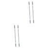 DOITOOL 4pcs Stainless Steel Spudger Repair Pry Tool for Mobile Phone Tablet Laptop Double-ended Opening Stick for Electronics Disassembly and Repair view 1