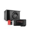DS18 ZXI-112LD.RG-PKG Subwoofer Enclosure Complete Package - 1x 12 Subwoofer 1000W RMS, 2000W Max with Enclosure Vented Box and Amplifier - Complete Package for Your Car Sound System view 1