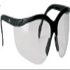 Walker's Razor Slim Electronic Muff and Glasses Combo - Gray view 2