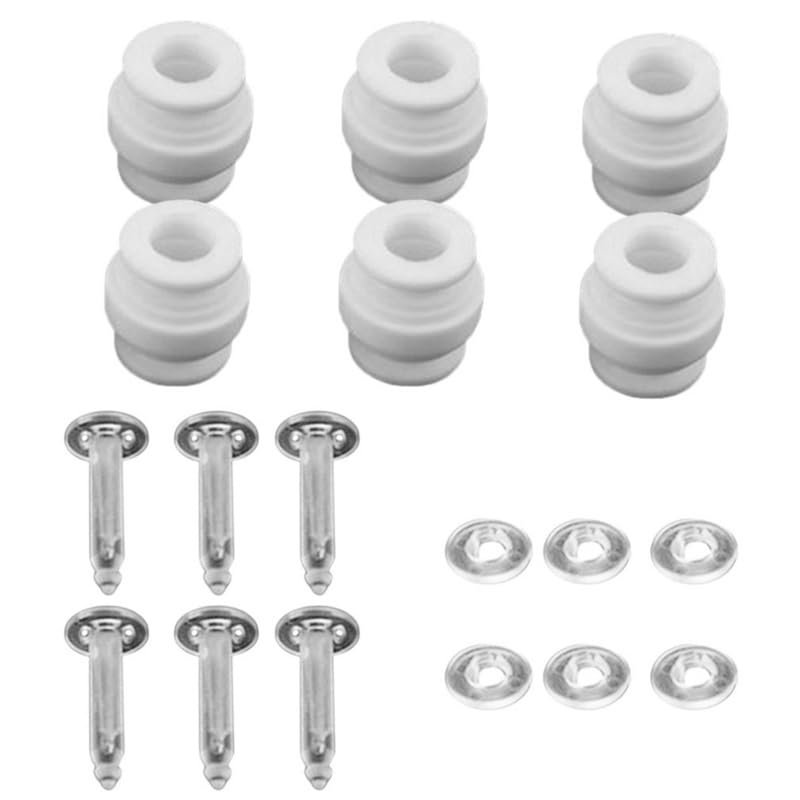 Shock Absorption Damping Rubber Balls + Anti-Drop Bumper Pins Kit for DJI Phantom 3 Standard Professional Advanced,Gimbal Camera Cushion Repair Spare Parts,Drone Accessories