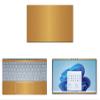Decalrus - Protective Decal for The Dell XPS 13 9315 (13.4" Screen) Laptop Gold Texture Brushed Aluminum wrap BAdellXPS13_9315Gold view 1