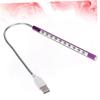 DOITOOL 3pcs USB Metal Led Night Flexible Eye Reading Lamp for Desk Laptop and Bed Portable USB Light for Home and Travel view 2