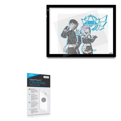 BoxWave Screen Protector Compatible with Huion A3 (20 in) - ClearTouch Crystal (2-Pack), HD Film Skin - Shields from Scratches