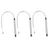DOITOOL 3pcs USB Powered Led Night Flexible Gooseneck Eye-Caring Design for Desk Bedside Laptop Use Black view 1