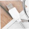 DOITOOL 3pcs USB Powered Led Night Flexible Gooseneck Eye-Caring Design for Desk Bedside Laptop Use Black view 4