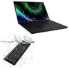 BoxWave Keyboard Compatible with Razer Blade 16 RTX 4080 - AquaProof USB Keyboard, Washable Waterproof Water Resistant - Jet Black view 1