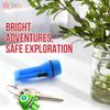 Mini Flashlight Keychains Party Favors for Kids, Backpack Fillers, 24 Pack view 4
