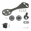JOYSOG Bike Computer Mount, Carbon Fiber Out Front Bike Computer Combo Extended Mount for Garmin/for Bryton Computer GPS Holder (Style 1) view 1