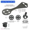 JOYSOG Bike Computer Mount, Carbon Fiber Out Front Bike Computer Combo Extended Mount for Garmin/for Bryton Computer GPS Holder (Style 1) view 2