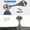 JOYSOG Bike Computer Mount, Carbon Fiber Out Front Bike Computer Combo Extended Mount for Garmin/for Bryton Computer GPS Holder (Style 1) view 3