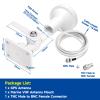 Bingfu Boat Marine GPS Navigation External Antenna (16.5ft Cable) with Bracket Compatible with Garmin GPSMAP MAP NavTalk StreetPilot Furuno Matsutec Trimble Transducer Fishfinder Sounder view 2