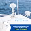 Bingfu Boat Marine GPS Navigation External Antenna (16.5ft Cable) with Bracket Compatible with Garmin GPSMAP MAP NavTalk StreetPilot Furuno Matsutec Trimble Transducer Fishfinder Sounder view 3